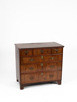 Lot 308 - A George I walnut chest of drawers