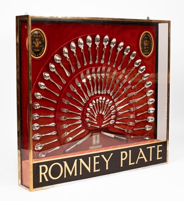 Lot 55 - A Romney Plate sales display case