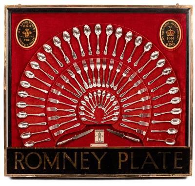 Lot 55 - A Romney Plate sales display case