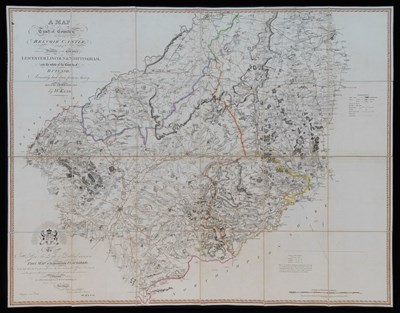 Lot 412 - King (William) A Map of a Tract of Country surrounding Belvoir Castle