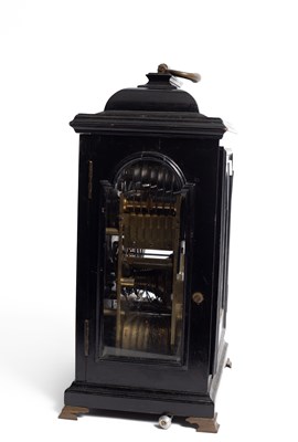 Lot 1022 - Vulliamy, London, an ebonised quarter repeating bracket clock