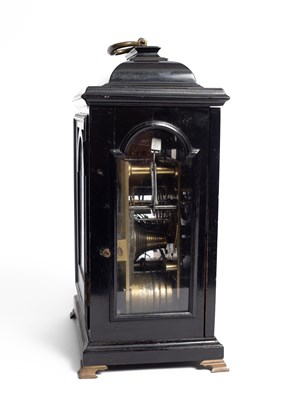 Lot 1022 - Vulliamy, London, an ebonised quarter repeating bracket clock
