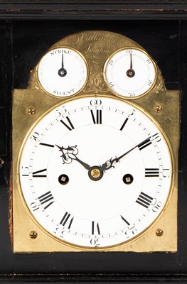 Lot 1022 - Vulliamy, London, an ebonised quarter repeating bracket clock