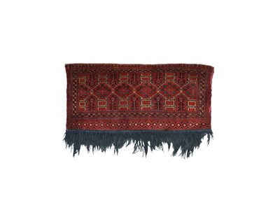 Lot 670 - A part silk Saryk torba of Salor design