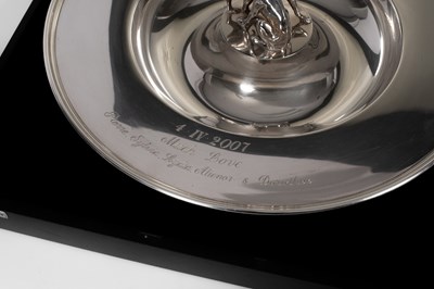 Lot 39 - A silver presentation dish