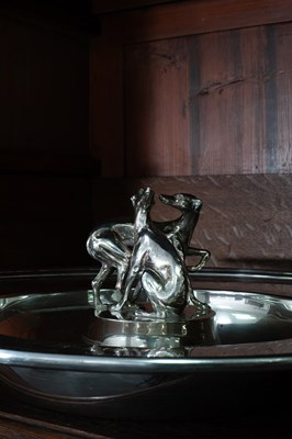 Lot 39 - A silver presentation dish