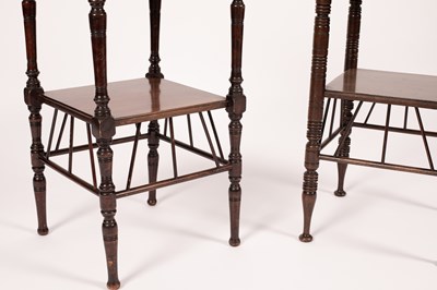 Lot 119 - Two Aesthetic Movement side tables