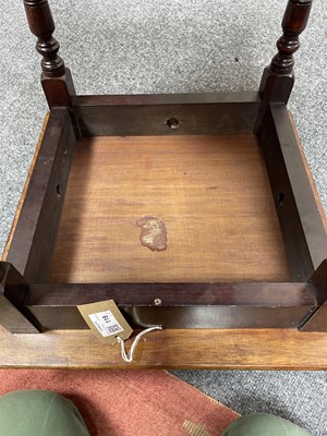 Lot 119 - Two Aesthetic Movement side tables