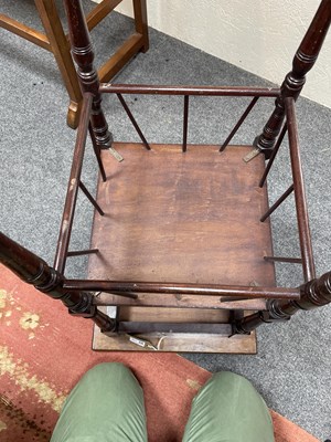 Lot 119 - Two Aesthetic Movement side tables