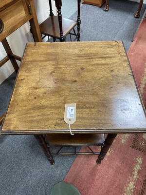 Lot 119 - Two Aesthetic Movement side tables