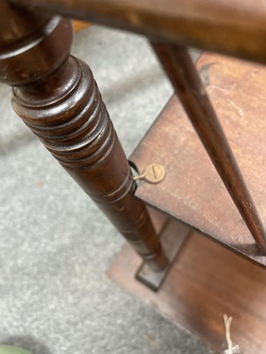 Lot 119 - Two Aesthetic Movement side tables