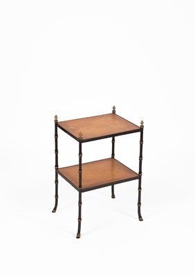 Lot 331 - A two-tier étagère