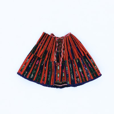 Lot 656 - A Balkan folk pleated skirt