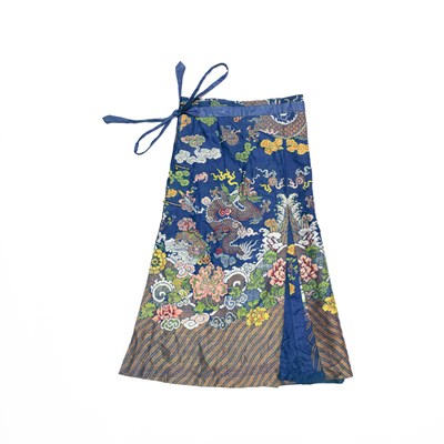 Lot 658 - A Chinese apron skirt