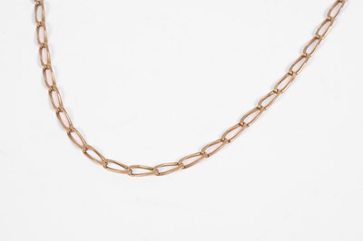 Lot 6 - A 9ct yellow gold chain necklace