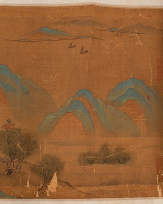 Lot 569 - After Qui Ying in imitation of Zhang Ze Duan