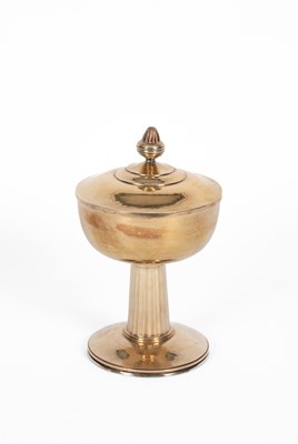 Lot 51 - An Arts & Crafts silver-gilt ciborium and cover