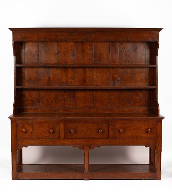 Lot 359 - A 19th Century oak Welsh dresser