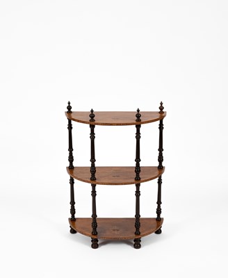 Lot 261 - A 19th Century mahogany three-tier whatnot