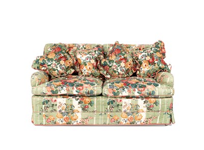 Lot 262 - An upholstered two seater sofa by Portman Upholstery