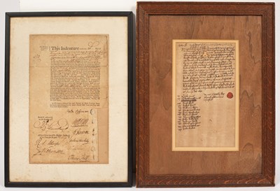 Lot 428 - Two Manuscript indentures