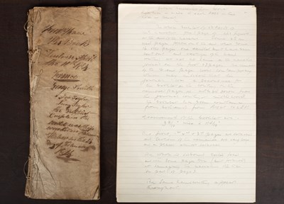 Lot 421 - Shaw (Frederick) Manuscript journal kept by a British soldier in the Napoleonic Wars