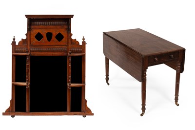 Lot 254 - An Edwardian mahogany framed overmantel mirror