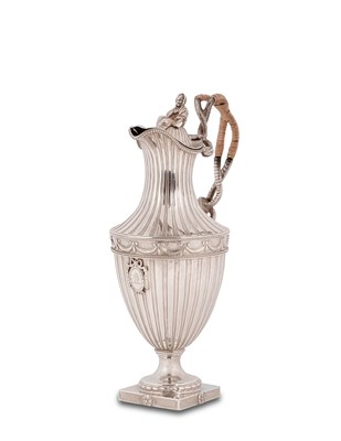 Lot 4 - A George III silver ewer