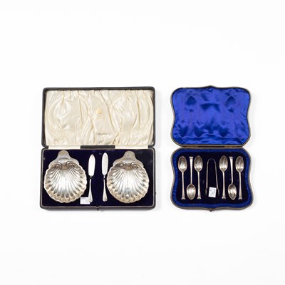 Lot 47 - A set of six Edwardian silver coffee spoons