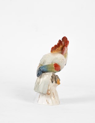 Lot 540 - A Dresden model of a cockatoo