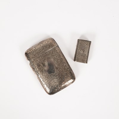 Lot 66 - A Victorian silver cigar case