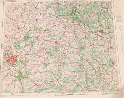 Lot 127 - Various WWII Ordnance Survey RAF maps
