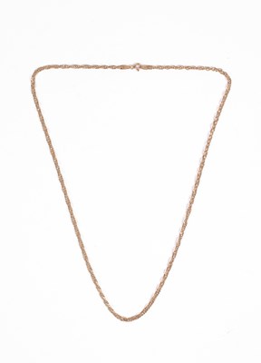 Lot 172 - A 9ct yellow gold chain necklace