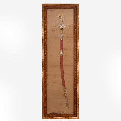 Lot 602 - A Middle Eastern military sword painting