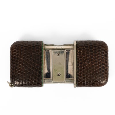 Lot 20 - A Movado Ermeto travelling timepiece