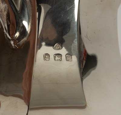 Lot 29 - A four-piece silver tea set