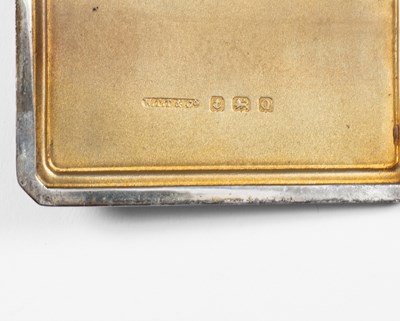 Lot 31 - A silver cigarette case