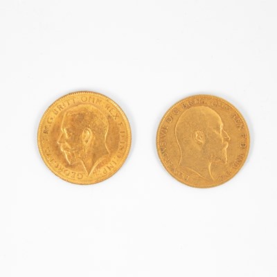 Lot 191 - An Edward VII 1906 half-sovereign