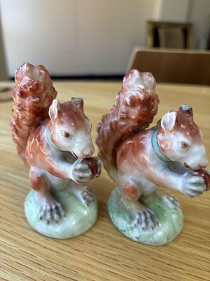 Lot 535 - A pair of large Derby squirrels