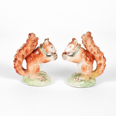 Lot 535 - A pair of large Derby squirrels