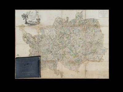 Lot 405 - A Topographical Map of Hartford-Shire [Hertfordshire]