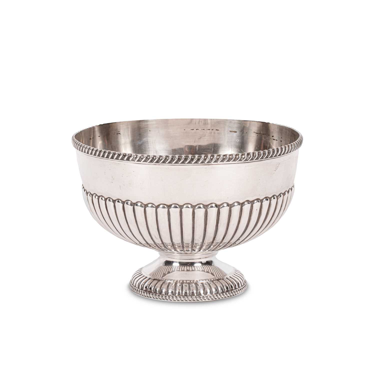 Lot 12 - A silver rose bowl