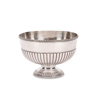 Lot 12 - A silver rose bowl