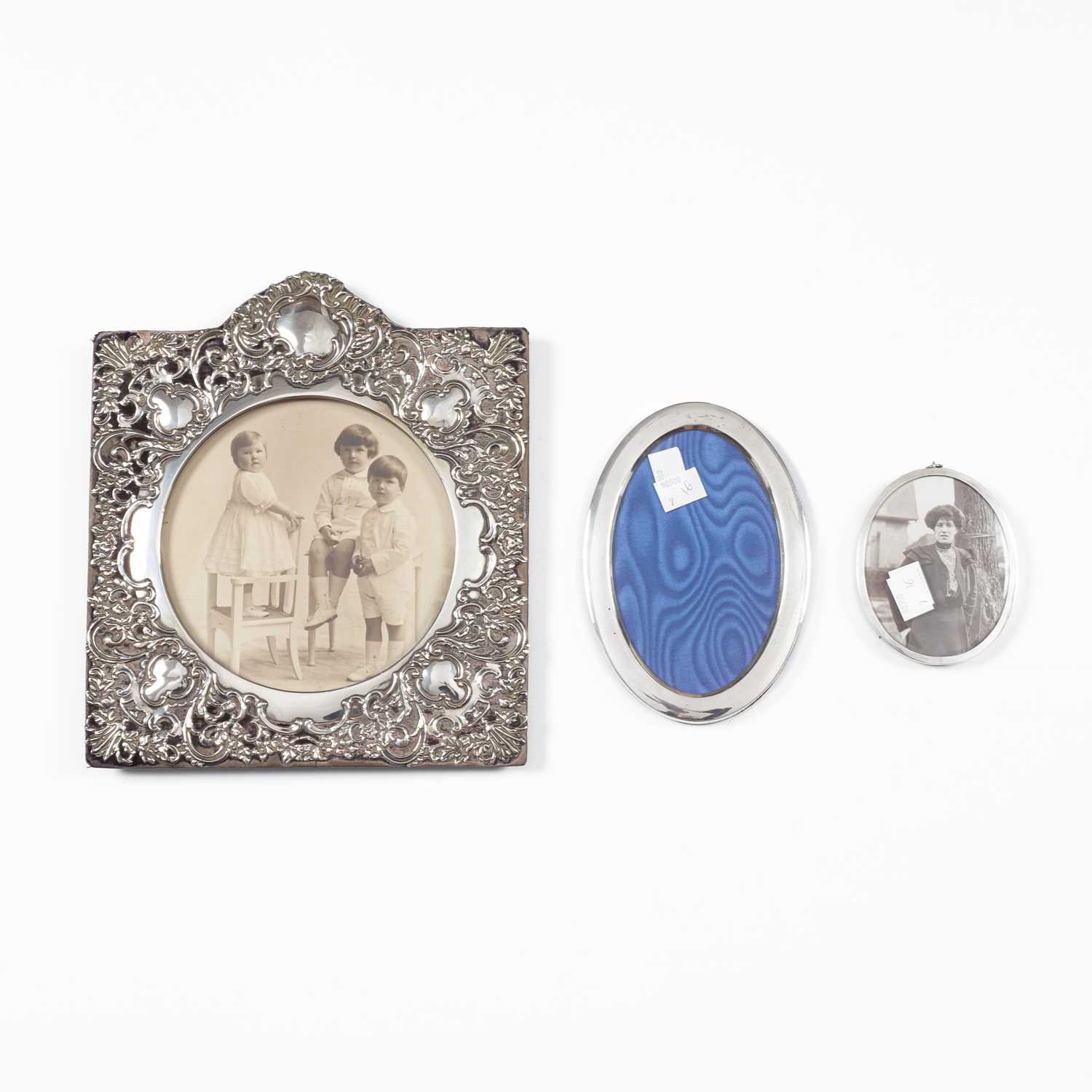 Lot 16 - Three silver photograph frames