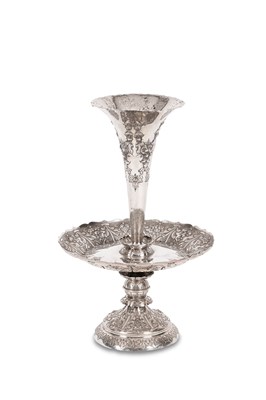 Lot 17 - A Victorian silver epergne