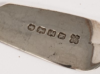 Lot 8 - A pair of Victorian provincial silver berry spoons