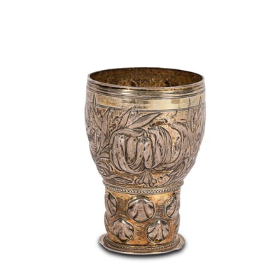 Lot 81 - A German 17th Century silver-gilt Roemer
