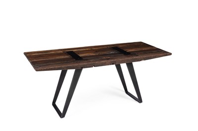 Lot 134 - A reclaimed wood writing table