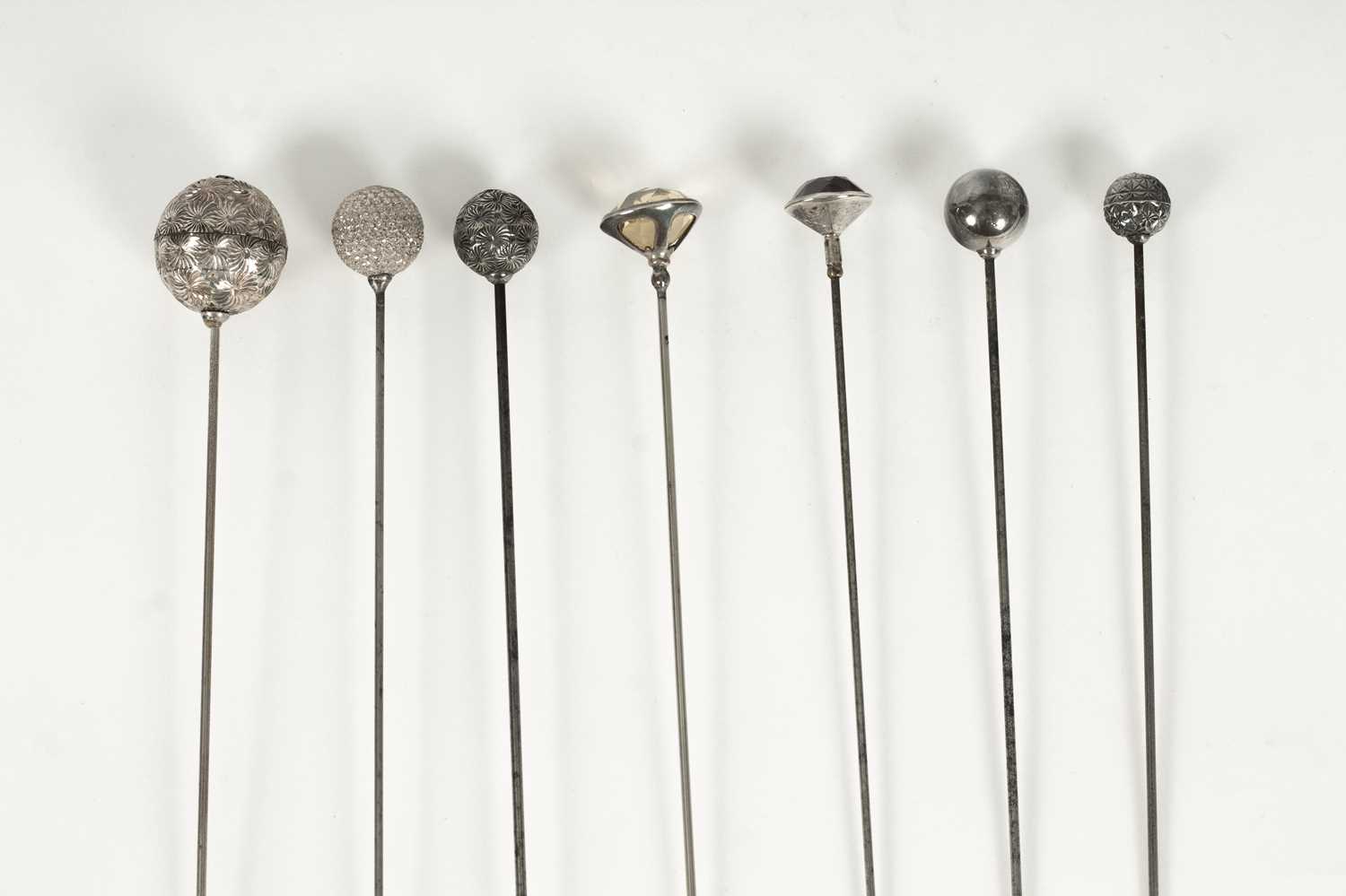 Lot 33 - Two Charles Horner silver hatpins
