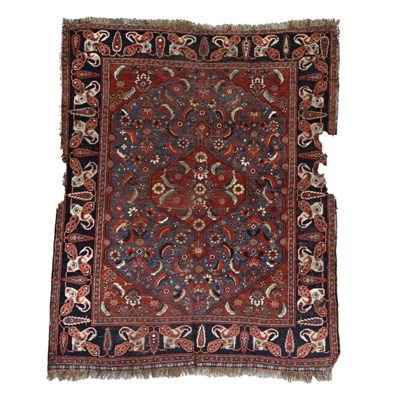 Lot 750 - An unusual Kashgai or Khamseh rug